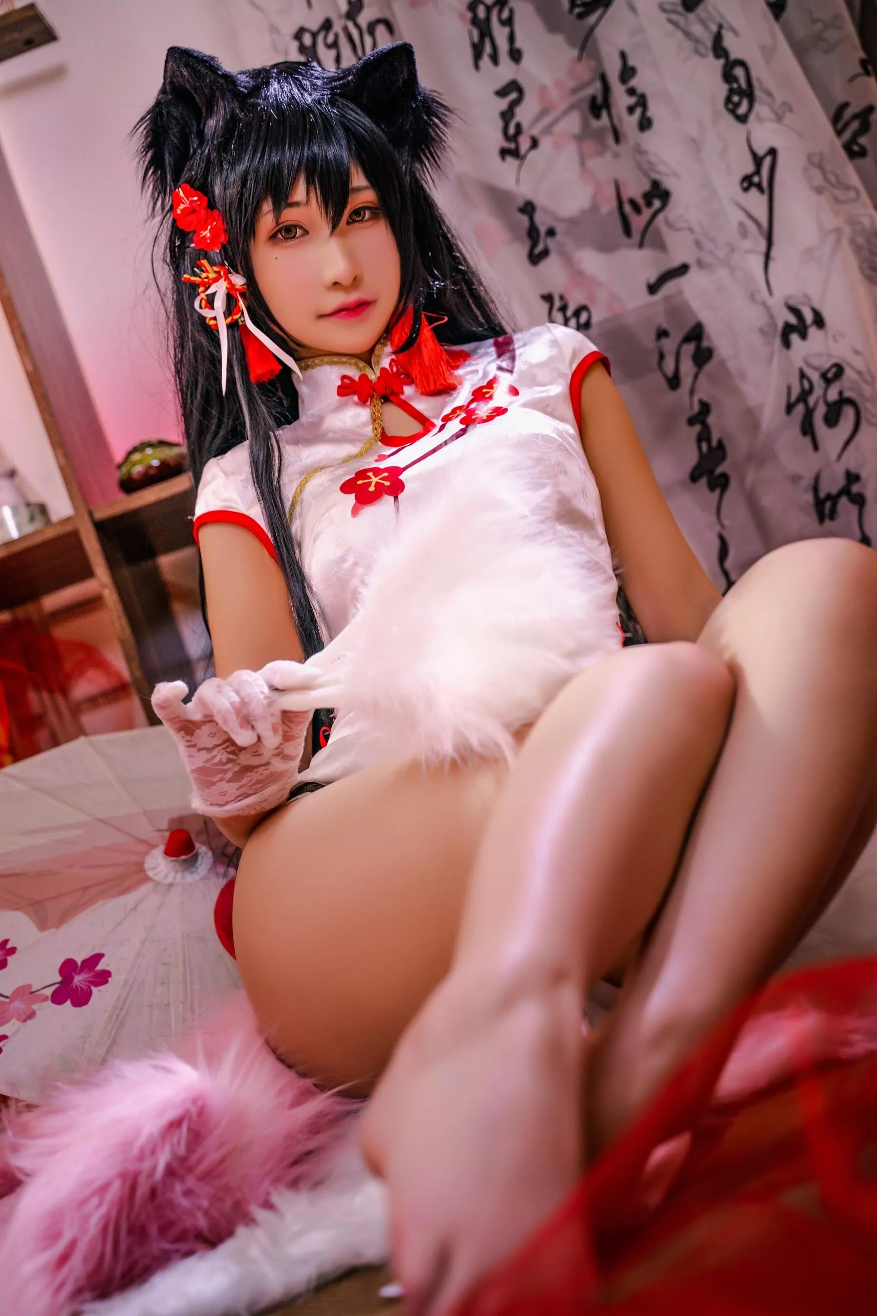 可可老师 – NO.07 爱宕高雄旗袍双人 [46P]插图6
